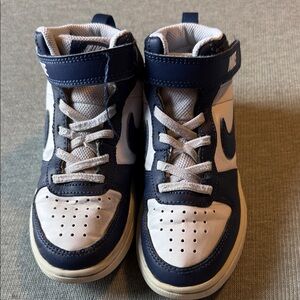 Nike Kids Navy and White Sneakers